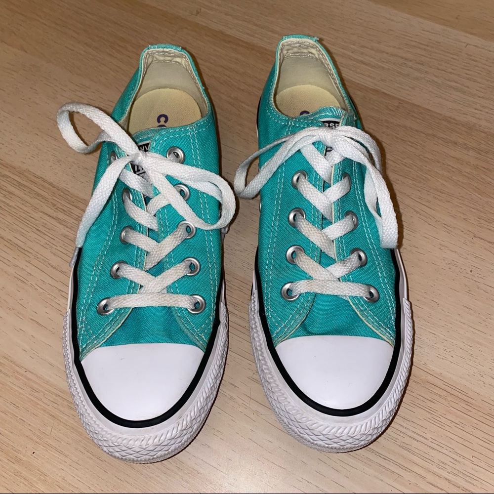 Converse Turbo Green Unisex Chuck Taylor Low Top Mens 4 Womens 6